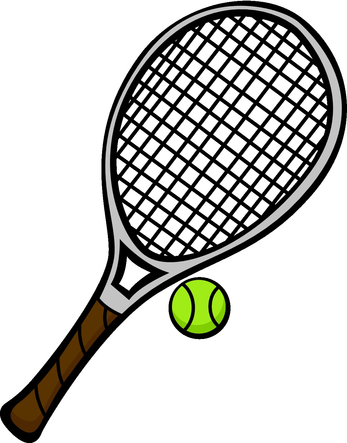 Мультяшный теннисная ракетка